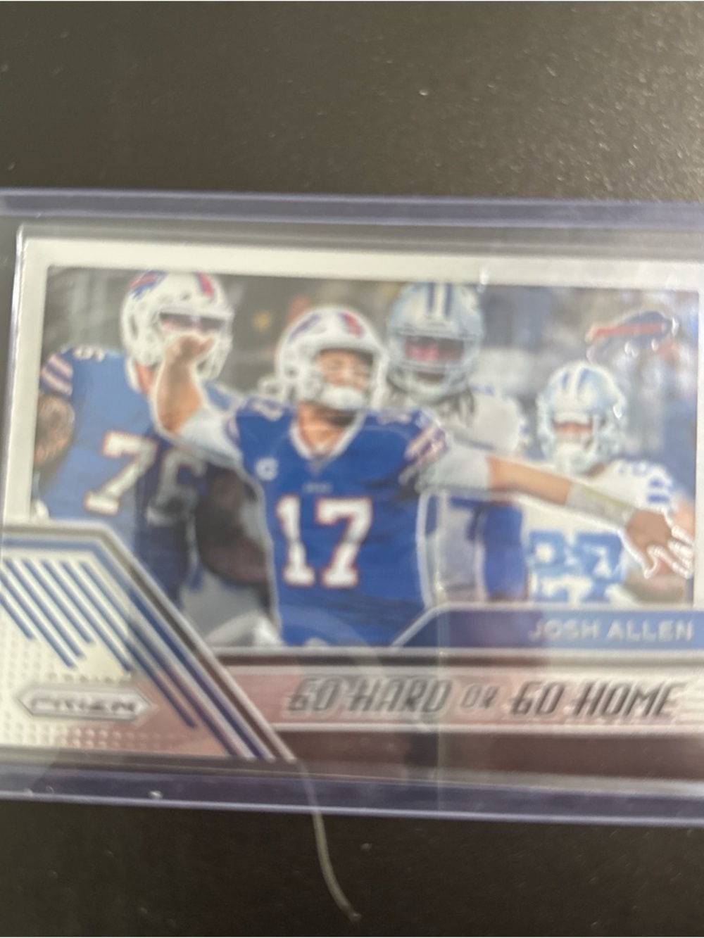 Panini Kids Trading Card - Blue White Silver Football Design